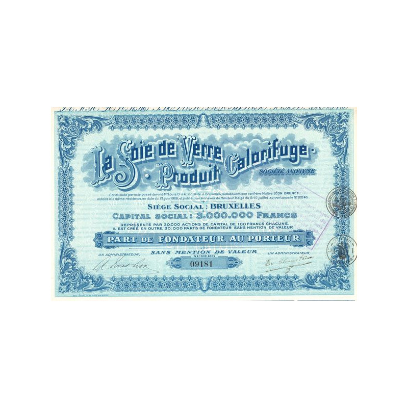 La Soie de Verre Produit Calorifuge (PF)