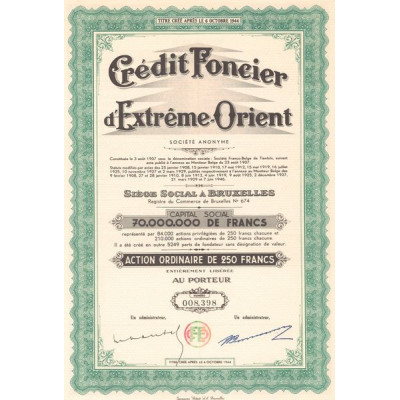 Crédit Foncier d'Extrême-Orient (Act 250 F)