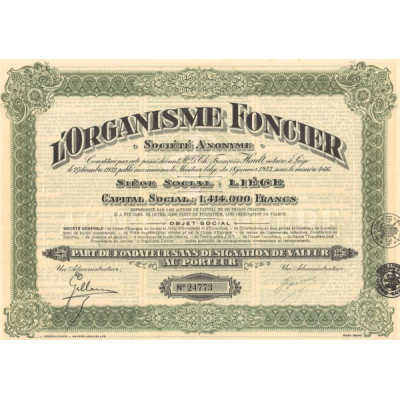 L'Organisme Foncier (PF)