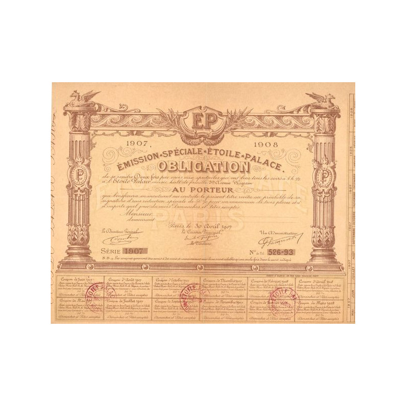 Emission Spéciale Etoile Palace (Obl)