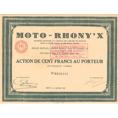 Moto-Rhony'x (Act 100 F)