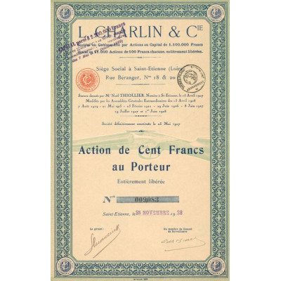 L. Charlin & Cie (Act 100 F)