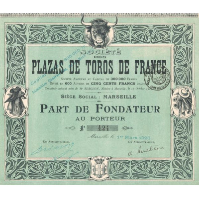 Sté des Plazas de Toros de France (PF)