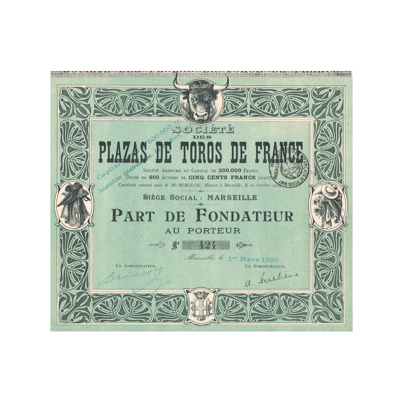 Sté des Plazas de Toros de France (PF)