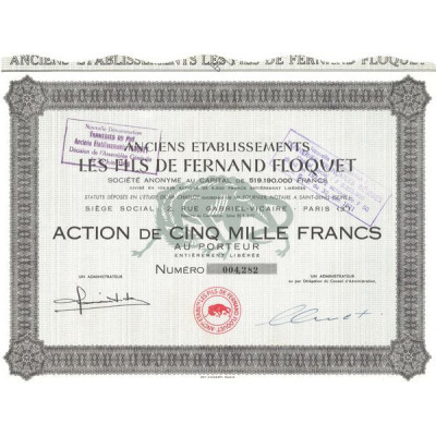 Anciens Etablissements Les Fils de Fernand Floquet (Act 5000 F)