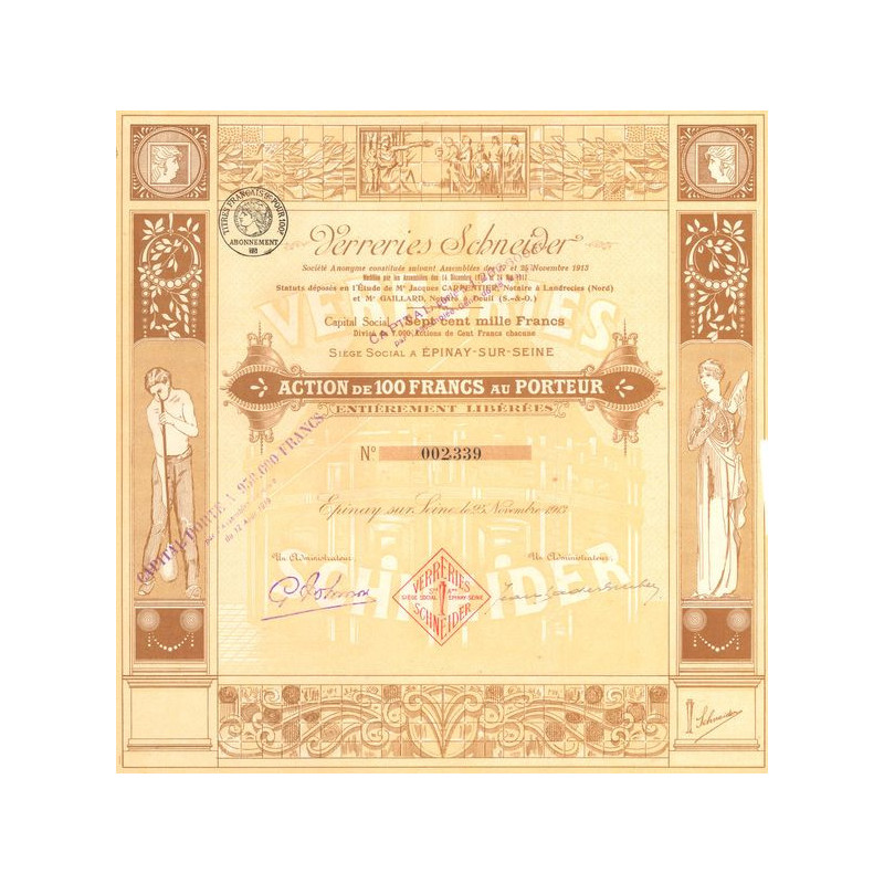 Verreries Schneider (Act 100 F)