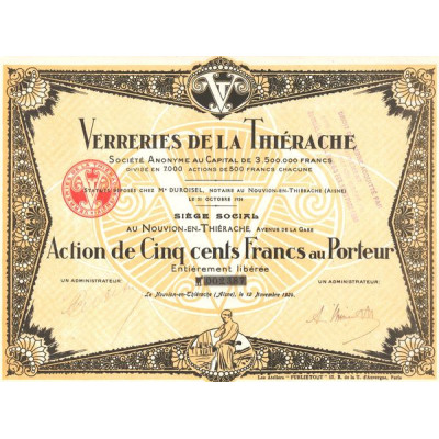 Verreries de la Thiérache (Act 500 F)