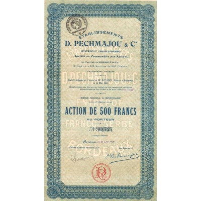 Etablissements D. Pechmajou & Cie (Act 500 F)