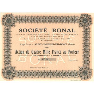 Sté Bonal (Act 4000 F)