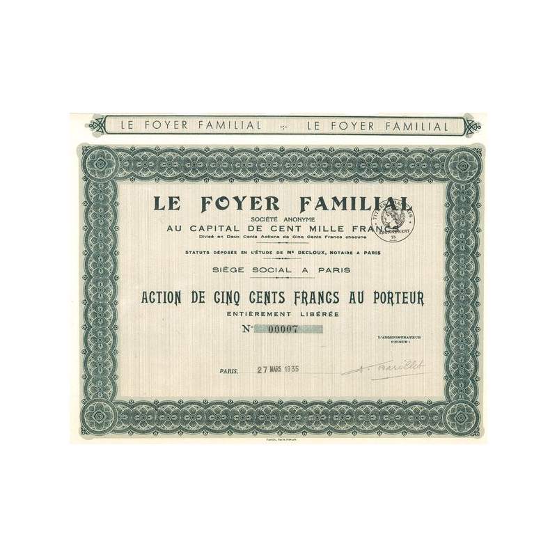 Le Foyer Familial (Act 500 F)