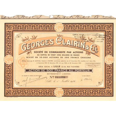 Georges Clairin & Cie (Act 500 F)