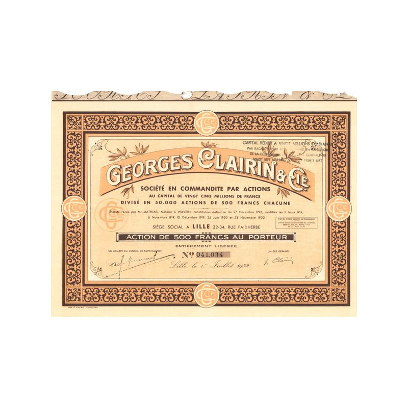 Georges Clairin & Cie (Act 500 F)