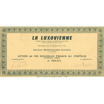 La Luxovienne (Act 100 NF)
