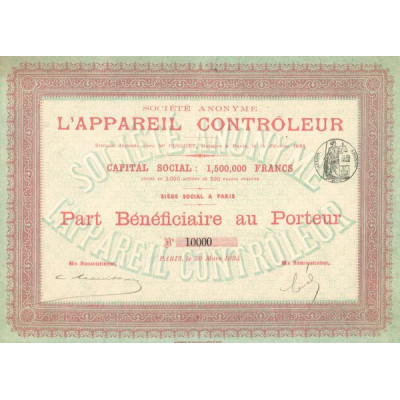 S.A. L'Appareil Contrôleur (PB)