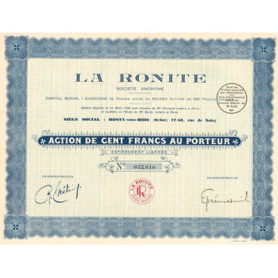 La Ronite (Act 100 F)