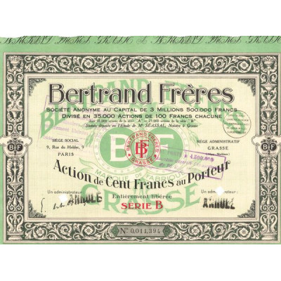 Bertrand Frères (Serie B) (Act 100 F)