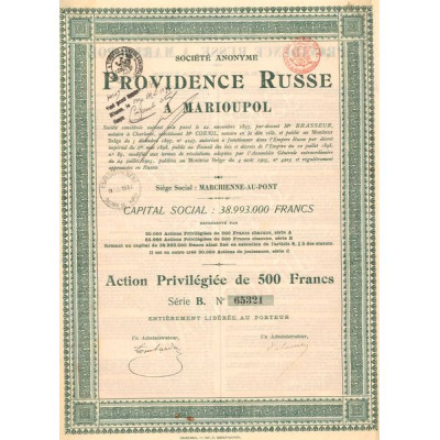 S.A. Providence Russe à Marioupol (Act 500 F)