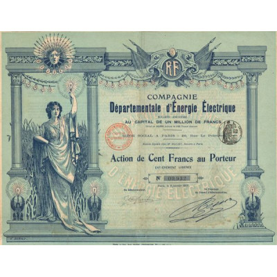 Cie Départementale d'Energie Electrique S.A. (Act 100 F)