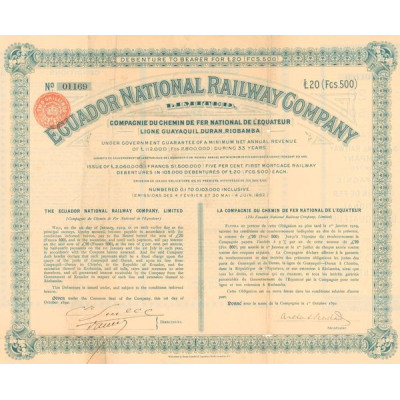 Eguador National Railway Company Limited (Act £20)