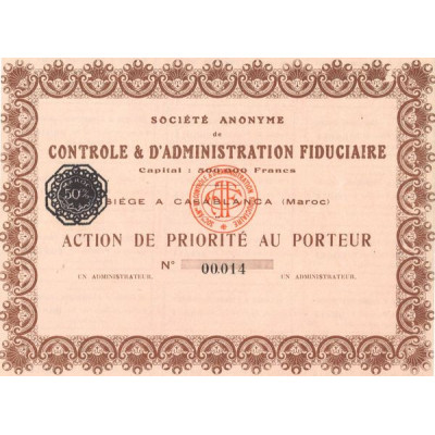 S.A. de Contrôle & d'Administration Fiduciaire (Act Priorité)