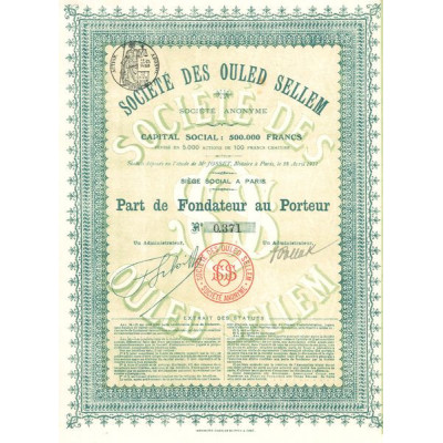 Sté des Ouled Sellem (PF)