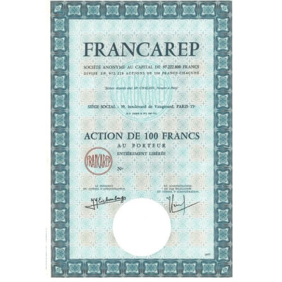 Francarep (Act 100 F)