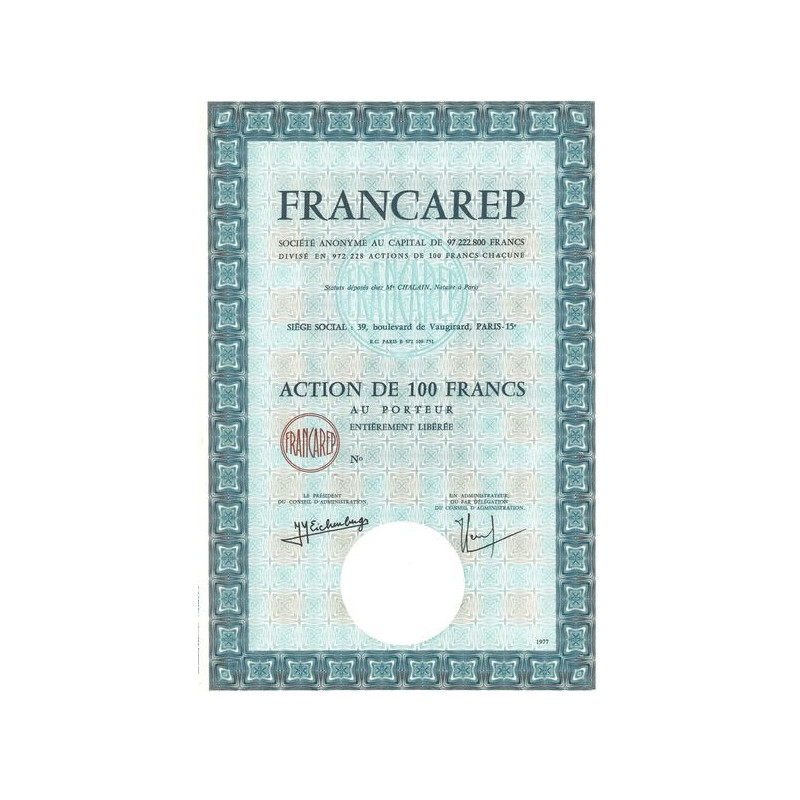 Francarep (Act 100 F)