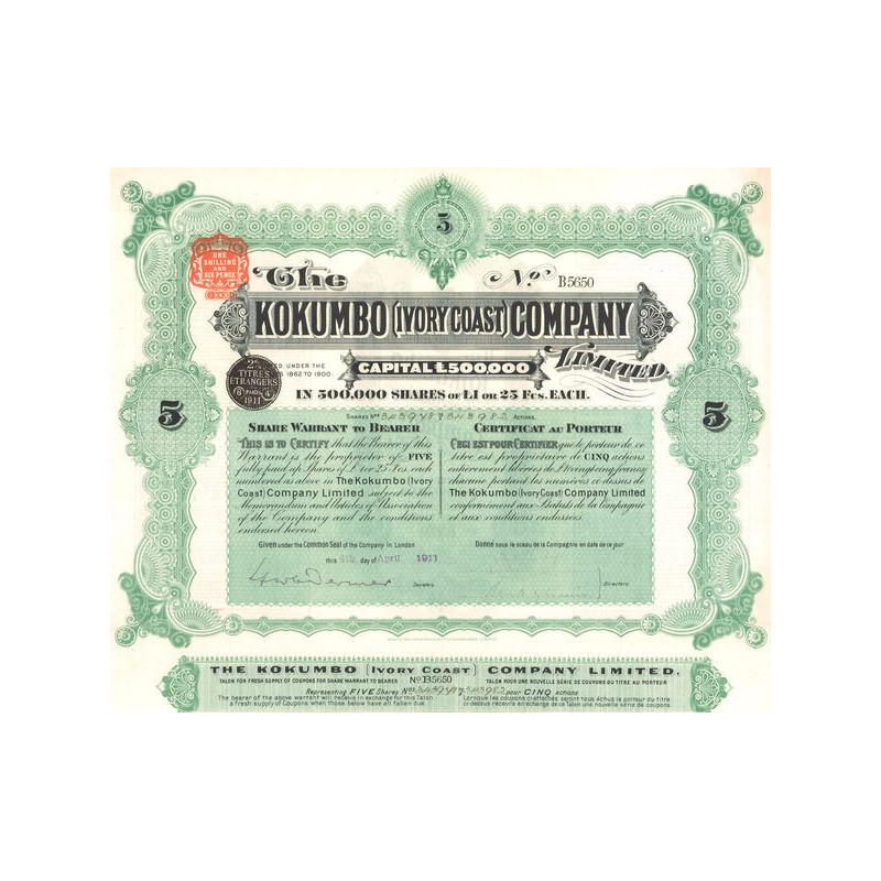 The Kokumbo (Ivory Coast) Cy (Titre 05 Act 1£)