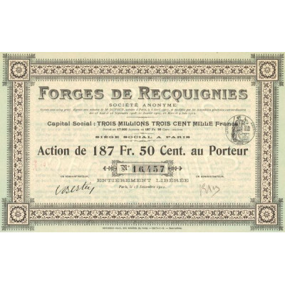 Forges de Recquignies (Act 187.50 F)