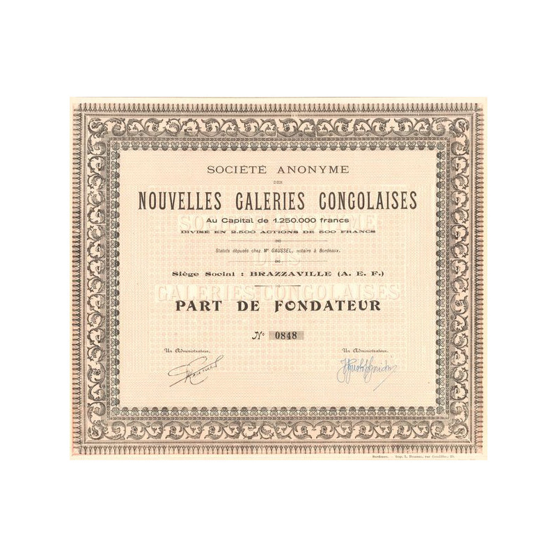 S.A. des Nouvelles Galeries Congolaises (PF)