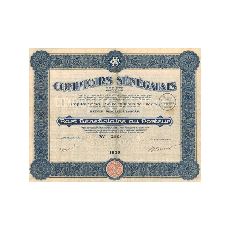 Comptoirs Sénégalais (PB)