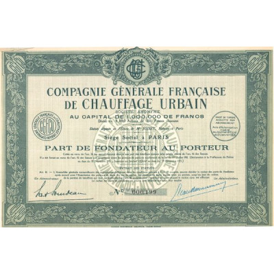 Cie Générale Française de Chauffage Urbain (PF)