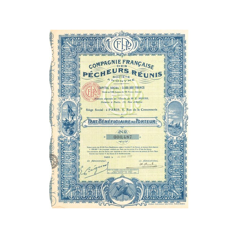 Cie Française des Pêcheurs Réunis (PB)