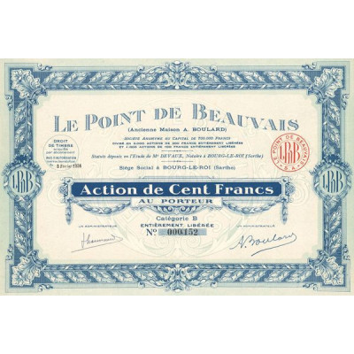 Le Point de Beauvais (Act 100 F)