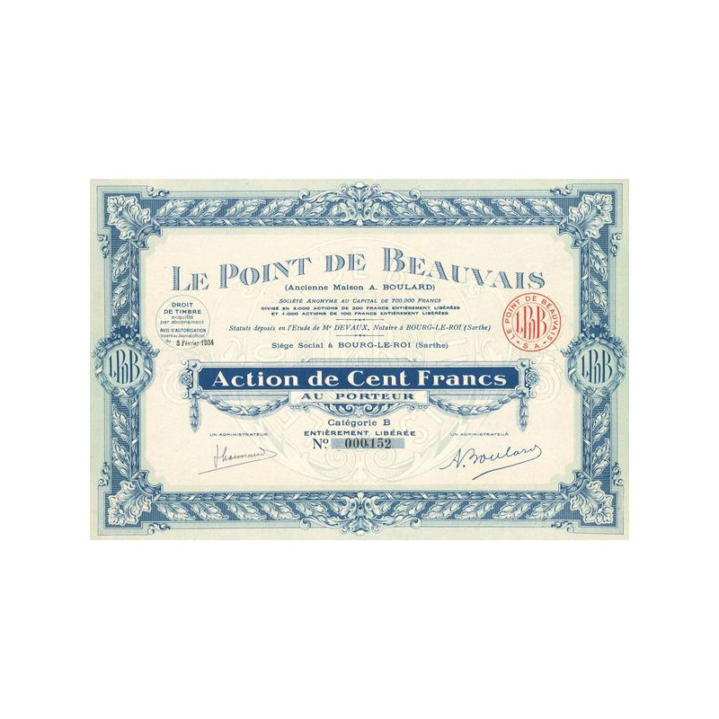 Le Point de Beauvais (Act 100 F)