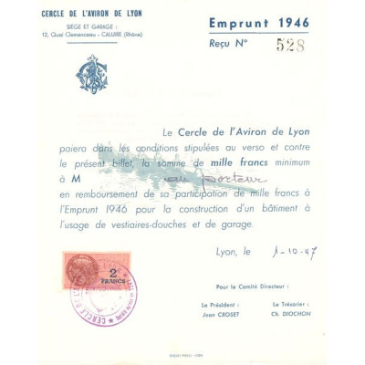 Cercle de l'Aviron de Lyon (Emprunt 1946)