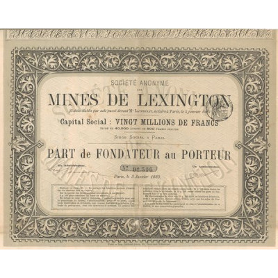 S.A. des Mines de Lexington (PF)