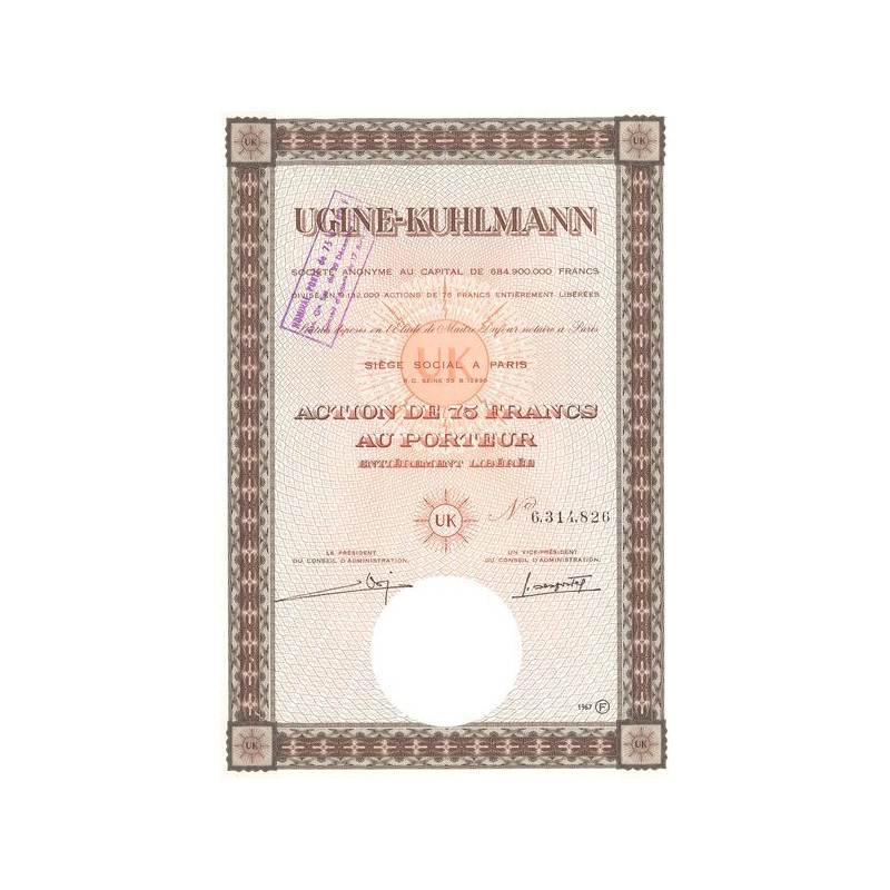 Ugine-Kuhlmann (Act 75 F)