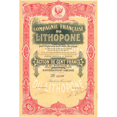 Cie Française du Lithopone (Act 100 F)