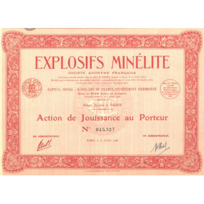 Explosifs Minélite (Act Jouissance)