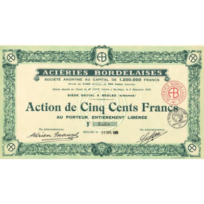 Aciéries Bordelaises (Act 500 F)