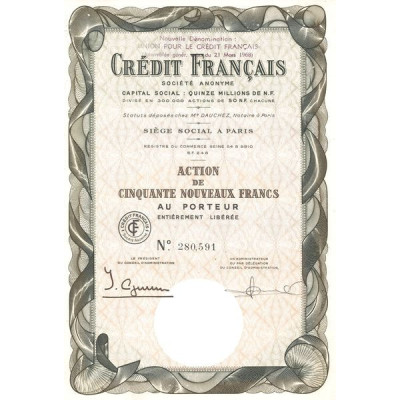 Crédit Français (Act 50 NF)