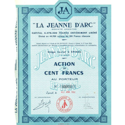 "La Jeanne d'Arc" (Act 100 F)