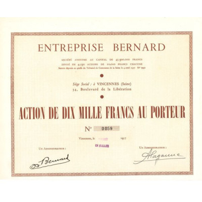 Entreprise Bernard (Act 10000 F)