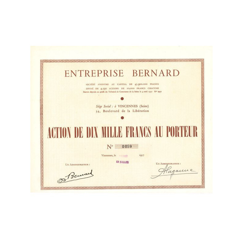 Entreprise Bernard (Act 10000 F)