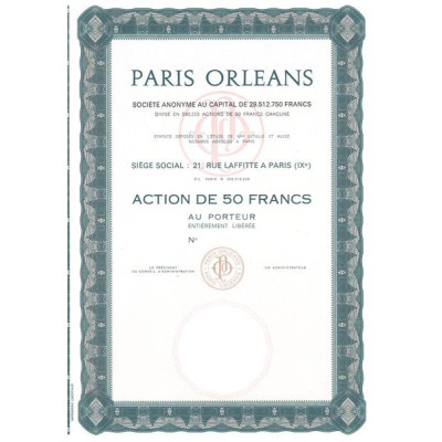 Paris Orléans (Act 50 F) (Blanquette)