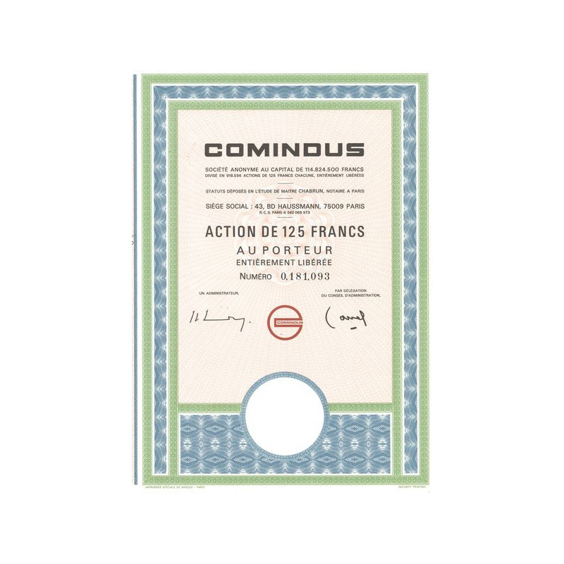 Comindus (Act 125 F)