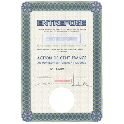 Entrepose (Act 100 F)