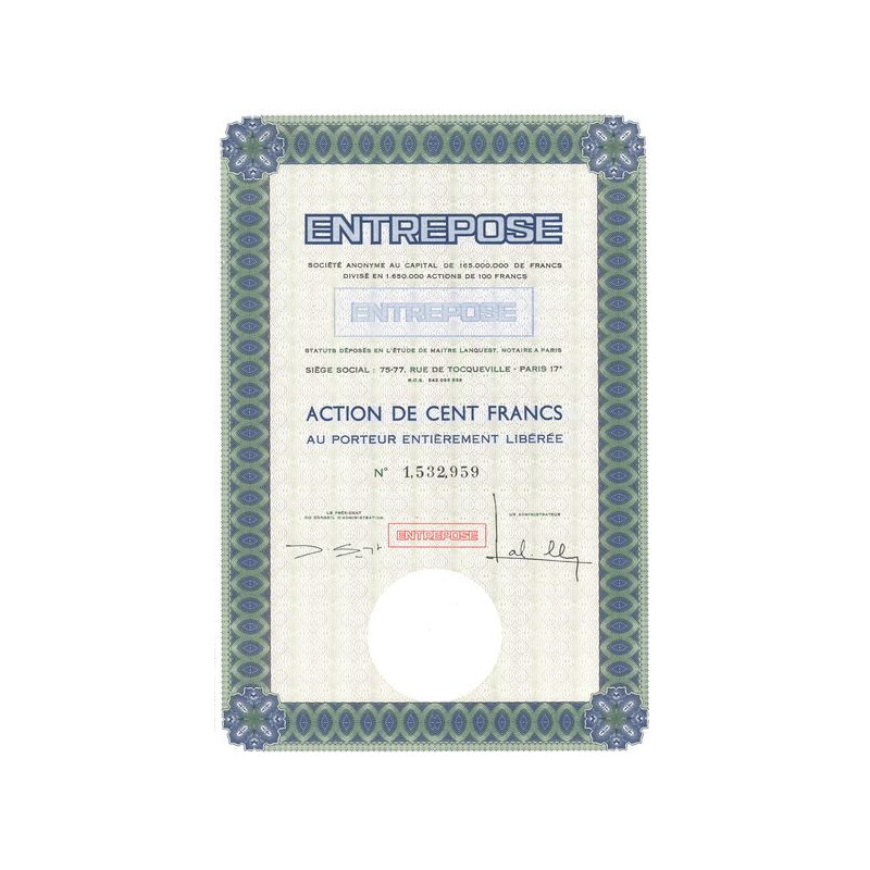 Entrepose (Act 100 F)