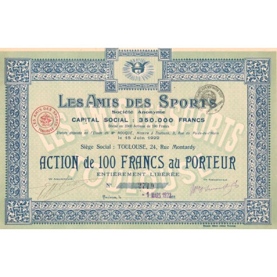 Les Amis des Sports (Act 100 F)